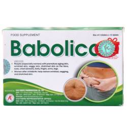 Viên uống Babolica ngăn ngừa nhăn da, rạn da sau sinh, da chảy xệ