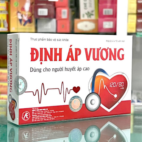 Định Áp Vương giảm lipid máu a12