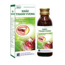 Khẩu thanh vương chai 100ml trị nhiệt miệng nóng trong chỉ sau 2 ngày