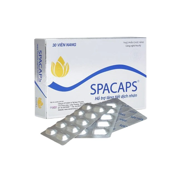 Spacaps hỗ trợ tăng tiết dịch nhờn Âm Đạo hết khô âm đạo