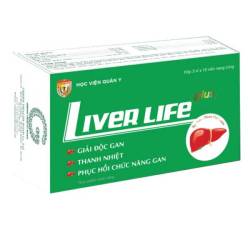 Liver life học viện quân y tăng cường chức năng gan hạ men gan