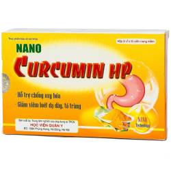 Nano Curcumin HP Học Viện Quân Y hỗ trợ giảm viêm loét dạ dày