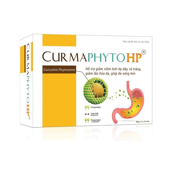 Curma phyto HP hỗ trợ giảm viên loét dạ dày tá tràng giảm lão hóa