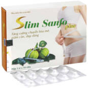 Slim Sanfo Plus Hỗ trợ tăng cường chuyển hóa mỡ thừa giảm cân