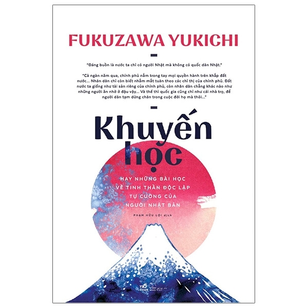 Khuyến Học Fukuzawa Yukichi tự nhận thức để thành công lập chí