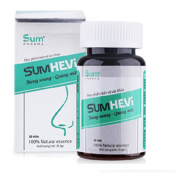 Sumhevi hỗ trợ điều trị viêm xoang, viêm mũi dị ứng phục hồi niêm mạc