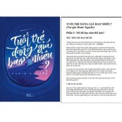 Tuổi Trẻ Đáng Giá Bao Nhiêu thắp lên a12