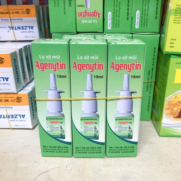 Agenytin thuốc xịt mũi hỗ trợ a123